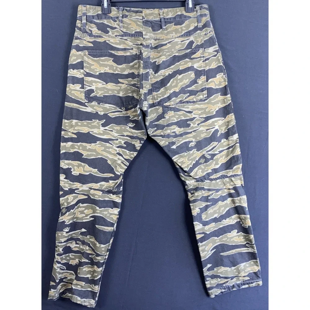 G Star Raw 5622 MENS SIZE 36X32 3D Tapered Camo Denim Pharrell Green Woodland